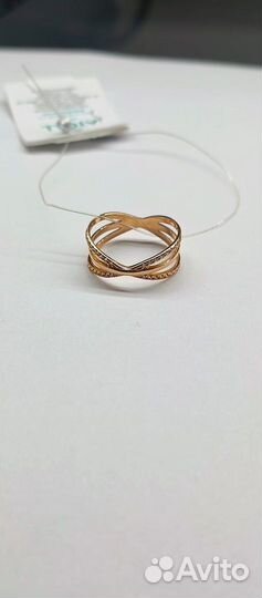 Кольцо золотое 585 пробы арт.5