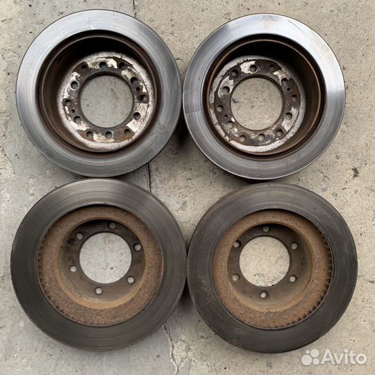 Тормозные диски + колодки Тойота Прадо