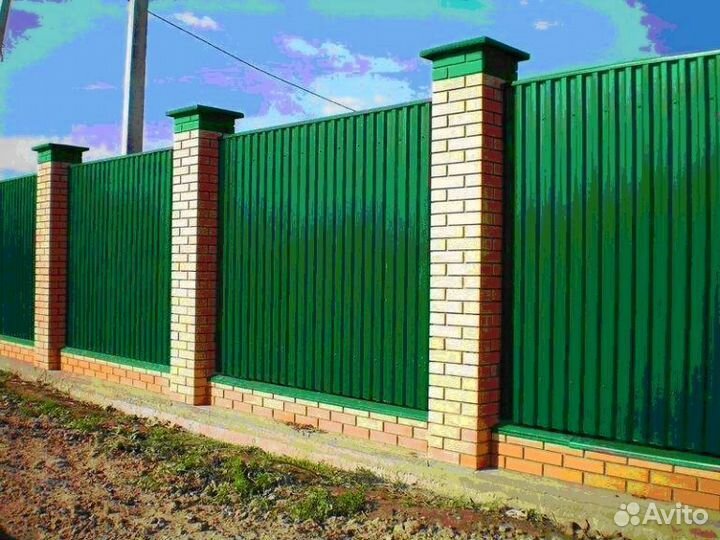 Забор из профнастила