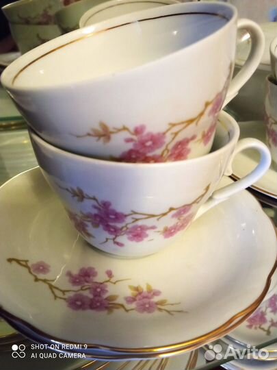 Чайный сервиз kahla гдр 12 персон 36 предметов