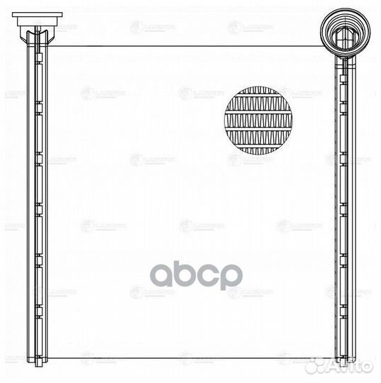 LRH 1852 радиатор отопителя Skoda Octavia A7 1