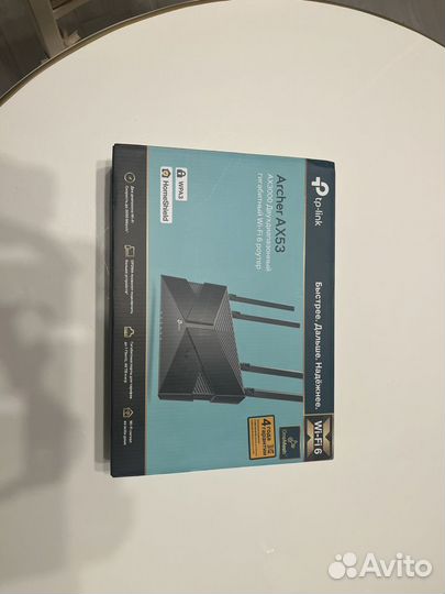 Wi-Fi 6 роутер TP-Link Black archer AX53