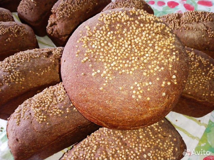 Хлеб на закваске бездрожжевой из русской печи