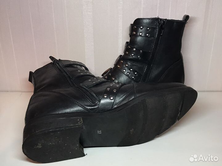 Ботинки женские 37 размер натуральная кожа