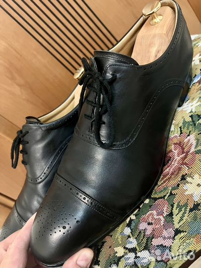 Туфли оксфорды Barker Англия черные 45-46