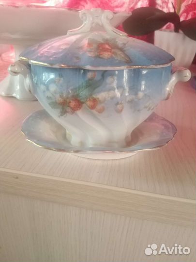 Тортовница и соусник