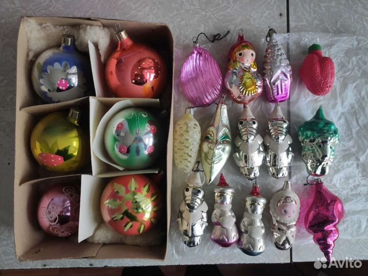 Елочные игрушки СССР