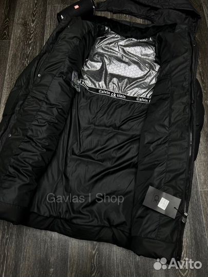 Пуховик мужской длинный