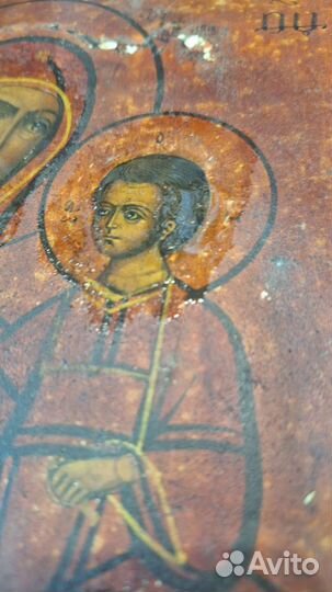 Икона Богородицы Иверская и Троеручица