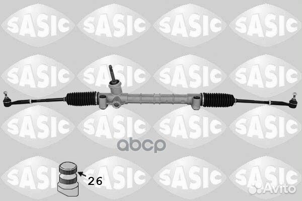 Рейка рулевая opel Corsa D 7376015 Sasic