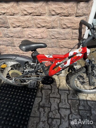 Детский велосипед b'twin full suspended 