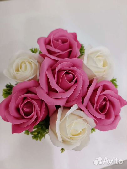 Мыльные розы букеты. Цветы