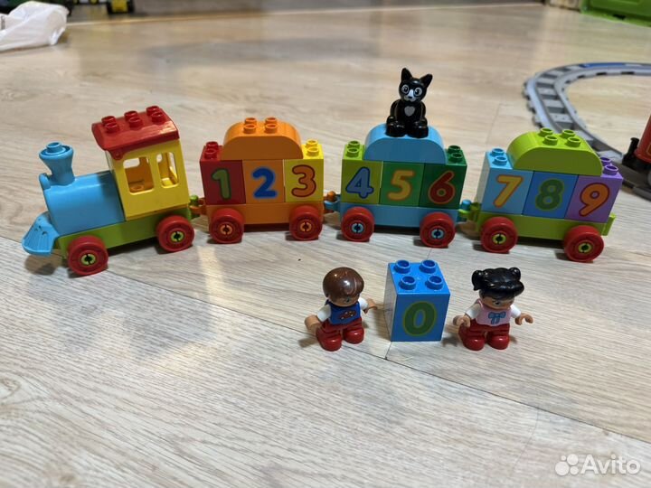 Lego duplo строитель, поезд