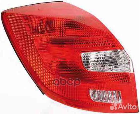 Фонарь задний левый skoda fabia 2006-2014 11-c2