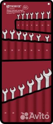 Набор ключей комбинированных в сумке thorvik