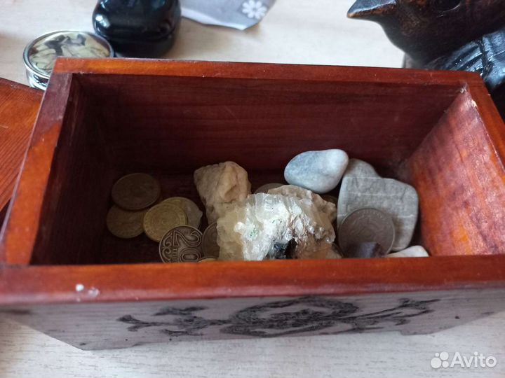 Деревянная старинная шкатулка СССР