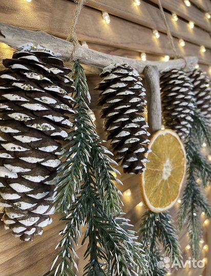 Украшение Новогоднее интерьерное, панно на стену