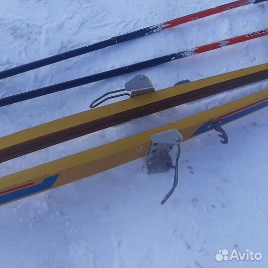 Лыжи Темп Динамо с палками