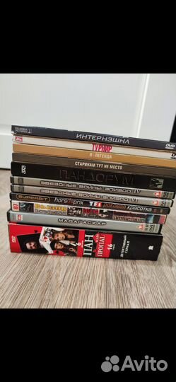 DVD диски коллекция фильмов и сериалов 186 штук