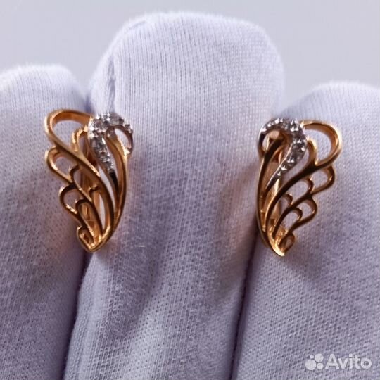 Золотые Серьги 585 пробы. Рассрочка
