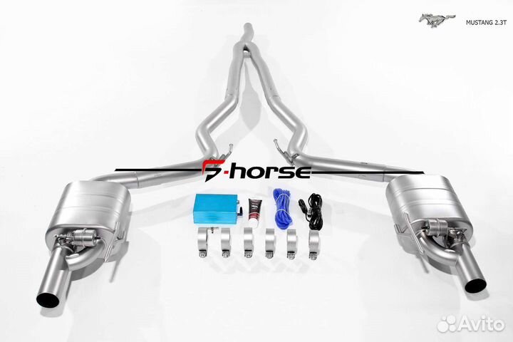 Активная выхлопная система Ford Mustang 2.3 ecoboo