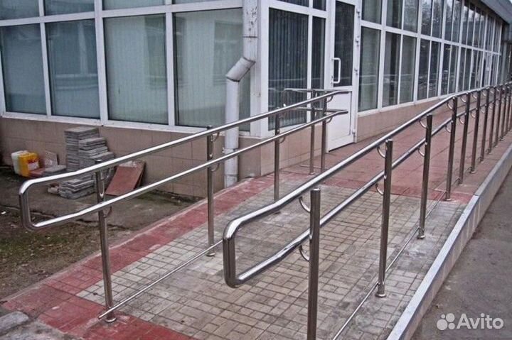 Перила с поручнем из пвх