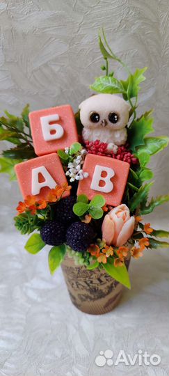 Букет из мыла ручной работы