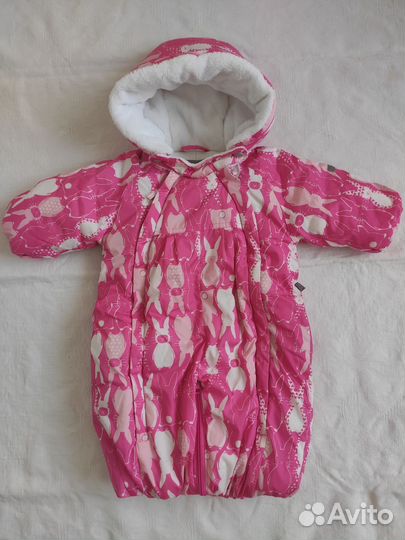 Зимний комбинезон для девочки 62+6 (68)