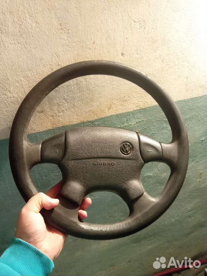Руль volkswagen golf 3 c подушкой