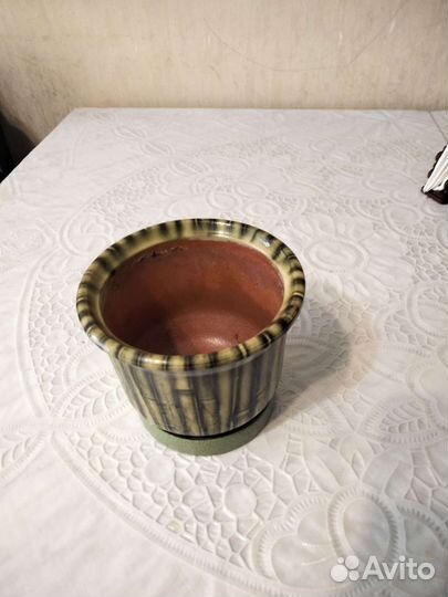 Кашпо горшок для цветов керамика