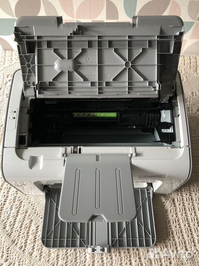 Принтер лазерный HP LaserJet P1102, ч/б, A4, белый