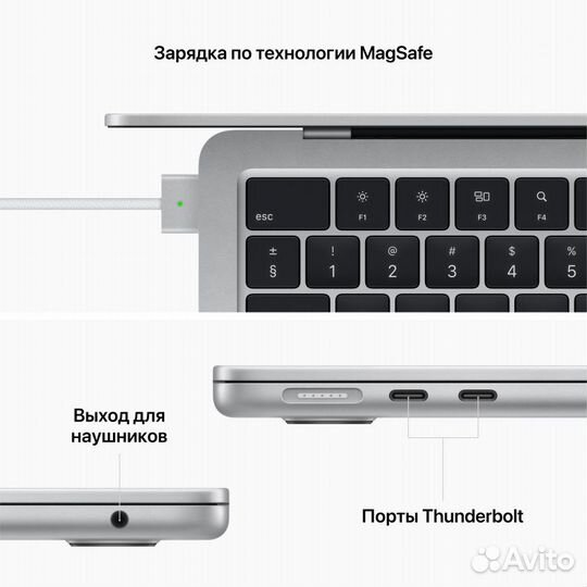 MacBook Air 13 M2 8 512 Silver серебристый