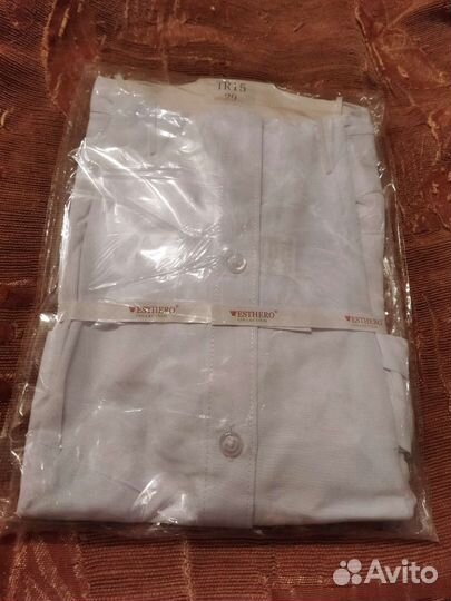 Белая рубашка для мальчика новая 116 р