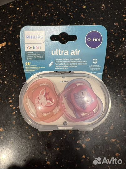 Соска пустышка avent 0-6