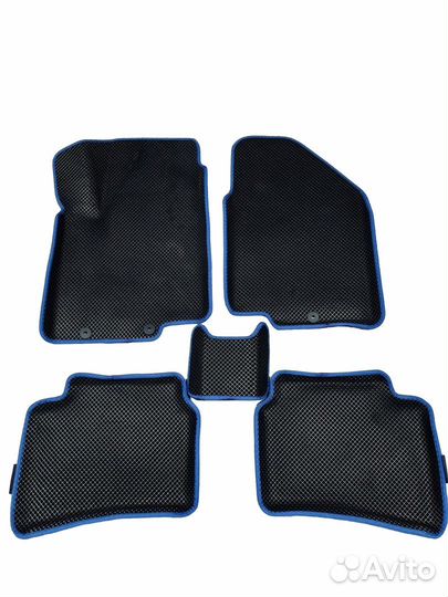 EVA коврики с бортами на volkswagen polo