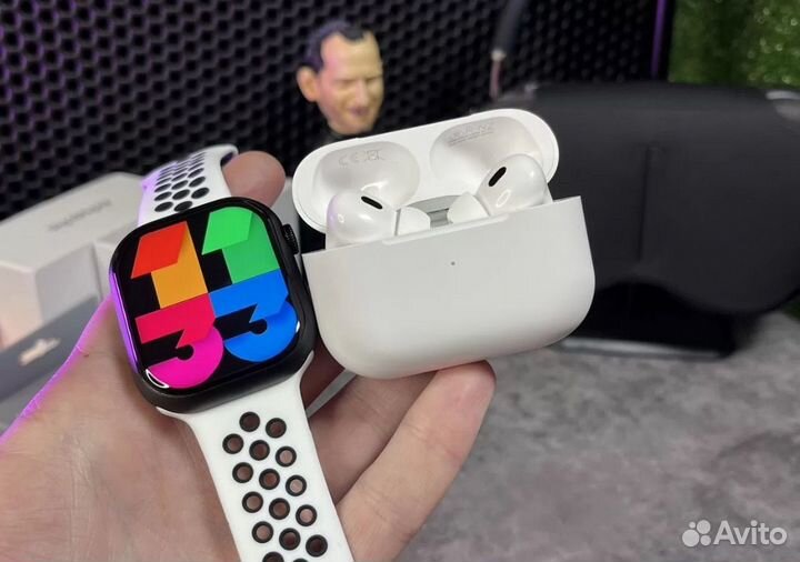 Подарочный набор Apple watch + Airpods