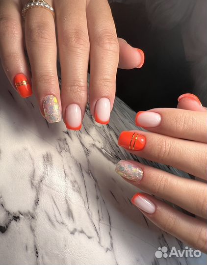 Маникюр,педикюр,наращивание ногтей