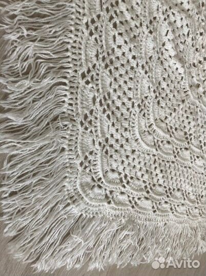 Уютная большая шаль Hand Made