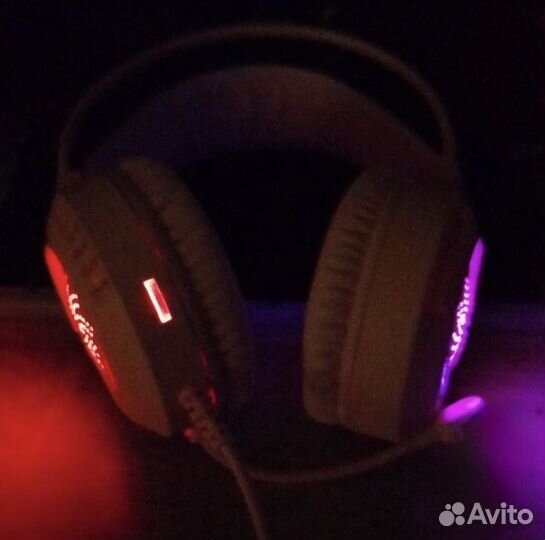 Наушники проводные игровые с микрофоном usb