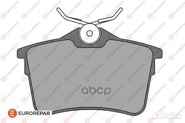 Колодки торм.задн. 1623063180 eurorepar