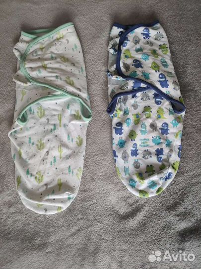 Кокон для новорожденных пеленка swaddleme