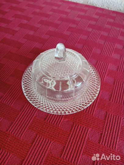Масленка стекло СССР