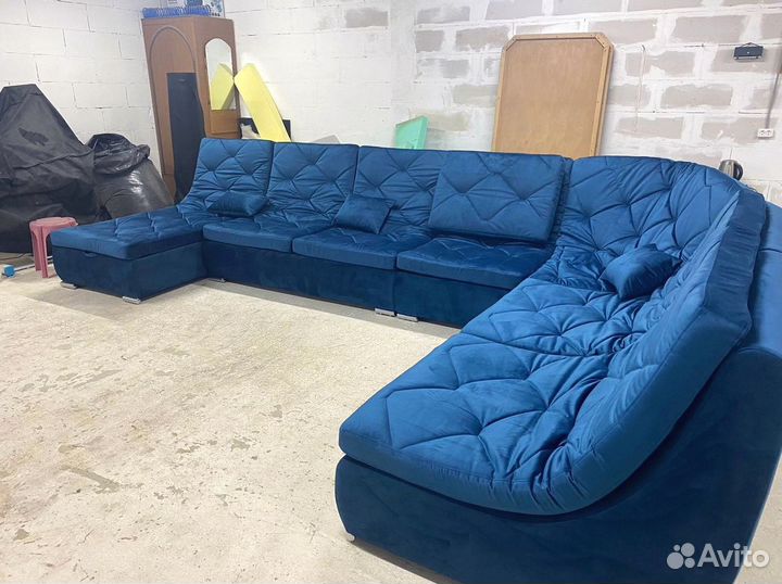 П образный диван на заказ