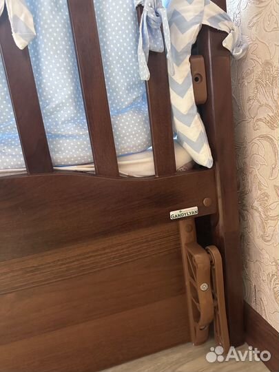 Детская кроватка Гандылян+матрас,модель Ванечка