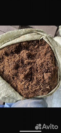 Удобрения в мешках, перегной чернозем