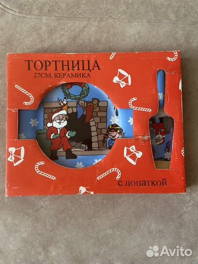Тортница с лопаткой (новый год)