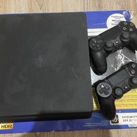 Sony playstation 4 slim 1tb 2 геймпада