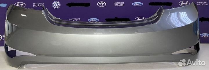 Бампер задний Hyundai Solaris 2015-17 серый