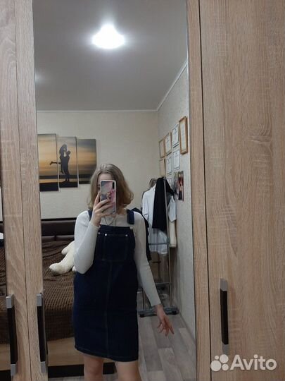 Джинсовый сарафан