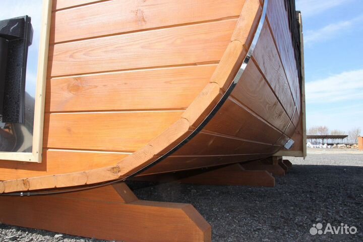 Баня квадро 4 метра с установкой